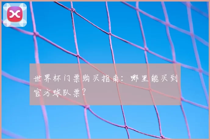 世界杯门票购买指南:哪里能买到官方球队票?