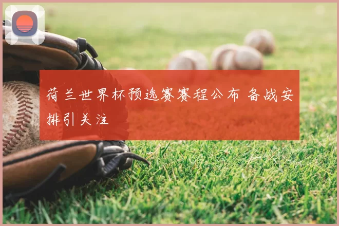 荷兰世界杯预选赛赛程公布 备战安排引关注