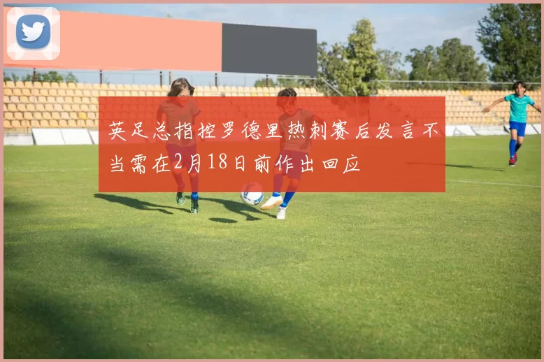 英足总指控罗德里热刺赛后发言不当需在2月18日前作出回应