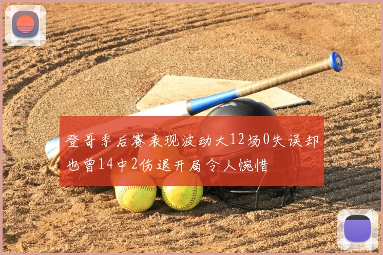 登哥季后赛表现波动大12场0失误却也曾14中2伤退开局令人惋惜