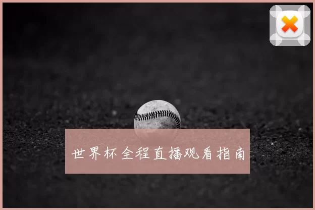 世界杯全程直播观看指南