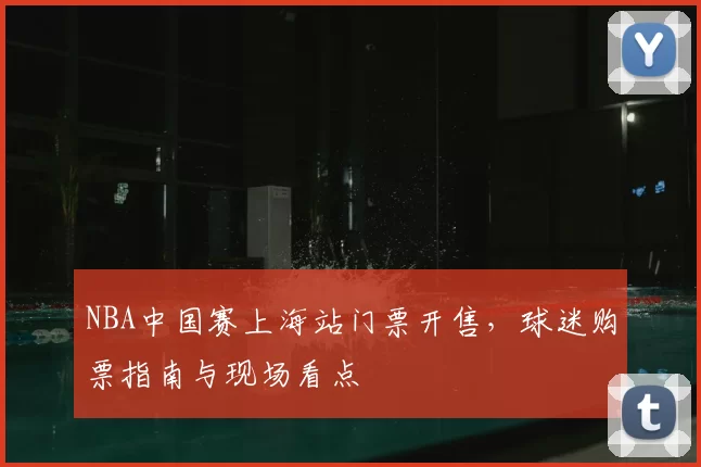 NBA中国赛上海站门票开售,球迷购票指南与现场看点