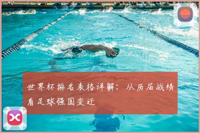 世界杯排名表格详解：从历届战绩看足球强国变迁